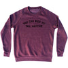 You Can Ride My Tail Anytime Adult Tri-Blend Sweatshirt by Tribe Lacrosse