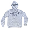 You Can't Fix Stupid Cotton-Poly Blend Hoodie by Tribe Lacrosse
