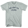 You Can't Fix Stupid Adult Tri-Blend T-shirt by Tribe Lacrosse