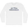 You Reach Homeschooled Adult Cotton Long Sleeve T-shirt by Tribe Lacrosse