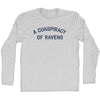 A Conspiracy Of Ravens Adult Cotton Long Sleeve T-shirt by Tribe Lacrosse