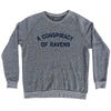 A Conspiracy Of Ravens Adult Tri-Blend Sweatshirt by Tribe Lacrosse