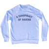 A Conspiracy Of Ravens Adult Tri-Blend Sweatshirt by Tribe Lacrosse