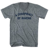 A Conspiracy Of Ravens Tri-Blend V-neck Womens Junior Cut T-shirt by Tribe Lacrosse