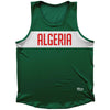 Algeria Country Finish Line Athletic Sport Tank Top Made In USA by Ultras