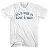 All's Fair In Love And War Womens Cotton Junior Cut T-Shirt by Tribe Lacrosse