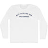 All's Fair In Love, War And Business Adult Cotton Long Sleeve T-shirt by Tribe Lacrosse