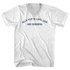 All's Fair In Love, War And Business Adult Cotton V-neck T-shirt by Tribe Lacrosse