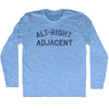 Alt-right Adjacent Adult Tri-Blend Long Sleeve T-shirt by Tribe Lacrosse