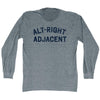 Alt-right Adjacent Adult Tri-Blend Long Sleeve T-shirt by Tribe Lacrosse