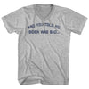 And You Told Me Biden Was Bad... Trump Adult Cotton V-neck T-shirt by Tribe Lacrosse