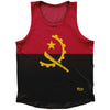 Angola Country Flag Athletic Sport Tank Top Made In USA by Ultras