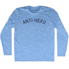 Anti-hero Adult Tri-Blend Long Sleeve T-shirt by Tribe Lacrosse