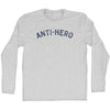 Anti-hero Adult Cotton Long Sleeve T-shirt by Tribe Lacrosse