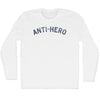 Anti-hero Adult Cotton Long Sleeve T-shirt by Tribe Lacrosse