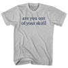 Are You Out Of Your Skull Rage Font Adult Cotton T-shirt by Tribe Lacrosse
