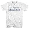 Are You Out Of Your Skull Rage Font Womens Cotton Junior Cut T-Shirt by Tribe Lacrosse