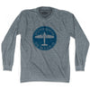 Atletico Adult Tri-Blend Long Sleeve T-Shirt by Tribe Lacrosse