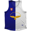 Azores Country Flag Athletic Sport Tank Top Made In USA by Ultras
