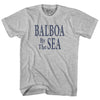 Balboa By The Sea Vintage Sign Womens Cotton Junior Cut T-Shirt by Tribe Lacrosse