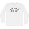 Bam Bam In The Ham Adult Cotton Long Sleeve T-Shirt by Tribe Lacrosse