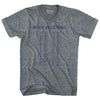 Beach Volleyball Switch Every 7 Points Scoring Chart Tri-Blend V-neck Womens Junior Cut T-shirt by Tribe Lacrosse