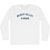 Beaver Valley Kansas Adult Cotton Long Sleeve T-Shirt by Tribe Lacrosse