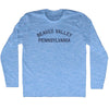 Beaver Valley Pennsylvania Adult Tri-Blend Long Sleeve T-Shirt by Tribe Lacrosse