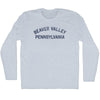 Beaver Valley Pennsylvania Adult Tri-Blend Long Sleeve T-Shirt by Tribe Lacrosse
