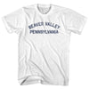 Beaver Valley Pennsylvania Womens Cotton Junior Cut T-Shirt by Tribe Lacrosse
