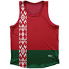Belarus Country Flag Athletic Sport Tank Top Made In USA by Ultras