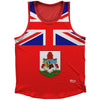 Bermuda Country Flag Athletic Sport Tank Top Made In USA by Ultras
