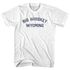Big Whiskey Wyoming Womens Cotton Junior Cut T-Shirt by Tribe Lacrosse