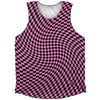 Black And Bright Pink Athletic Tank Top by Tribe Lacrosse