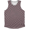 Black And Light Pink Athletic Tank Top by Tribe Lacrosse