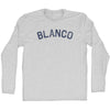 Blanco Adult Cotton Long Sleeve T-shirt by Tribe Lacrosse