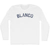 Blanco Adult Cotton Long Sleeve T-shirt by Tribe Lacrosse