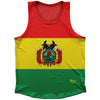 Bolivia Country Flag Athletic Sport Tank Top Made In USA by Ultras