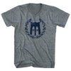 Bowery Boys Laurel Tri-Blend V-neck Womens Junior Cut T-shirt by Tribe Lacrosse