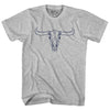 Buffalo Skull Womens Cotton Junior Cut T-Shirt by Tribe Lacrosse