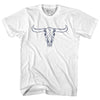 Buffalo Skull Womens Cotton Junior Cut T-Shirt by Tribe Lacrosse