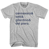Cannavaro And Totti And Gilardino And Del Piero Italy 2006 Goal Womens Cotton Junior Cut T-Shirt by Tribe Lacrosse