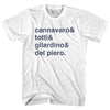 Cannavaro And Totti And Gilardino And Del Piero Italy 2006 Goal Womens Cotton Junior Cut T-Shirt by Tribe Lacrosse