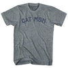 Cat Mom Womens Tri-Blend Junior Cut T-Shirt by Tribe Lacrosse
