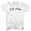 Cat Mom Womens Cotton Junior Cut T-Shirt by Tribe Lacrosse