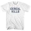Cereal Kills Womens Cotton Junior Cut T-Shirt by Tribe Lacrosse