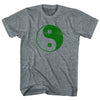 Clover Shamrock Yin And Yang Ireland Balance Womens Tri-Blend Junior Cut T-Shirt by Tribe Lacrosse