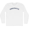 Conservative Adult Cotton Long Sleeve T-shirt by Tribe Lacrosse