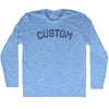 Custom City Adult Tri-Blend Long Sleeve T-shirt by Tribe Lacrosse