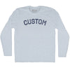 Custom City Adult Tri-Blend Long Sleeve T-shirt by Tribe Lacrosse